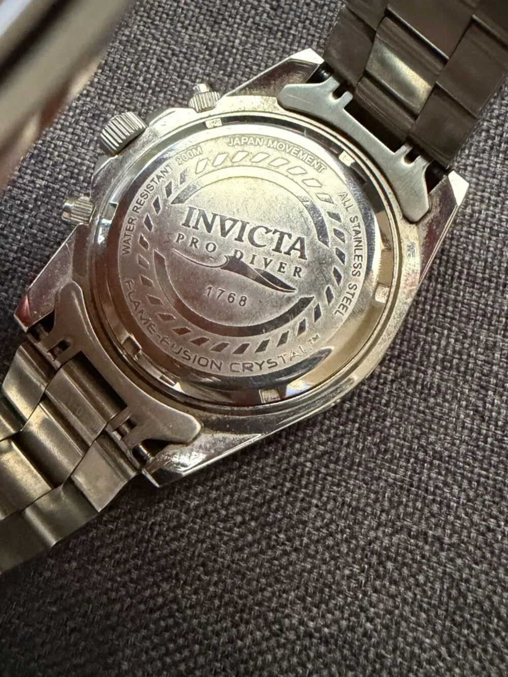 Invicta 1768 Black Pro Diver Chronograph Quartz Watch